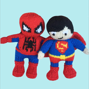 Batman, superman, spiderman, Robin soft toys