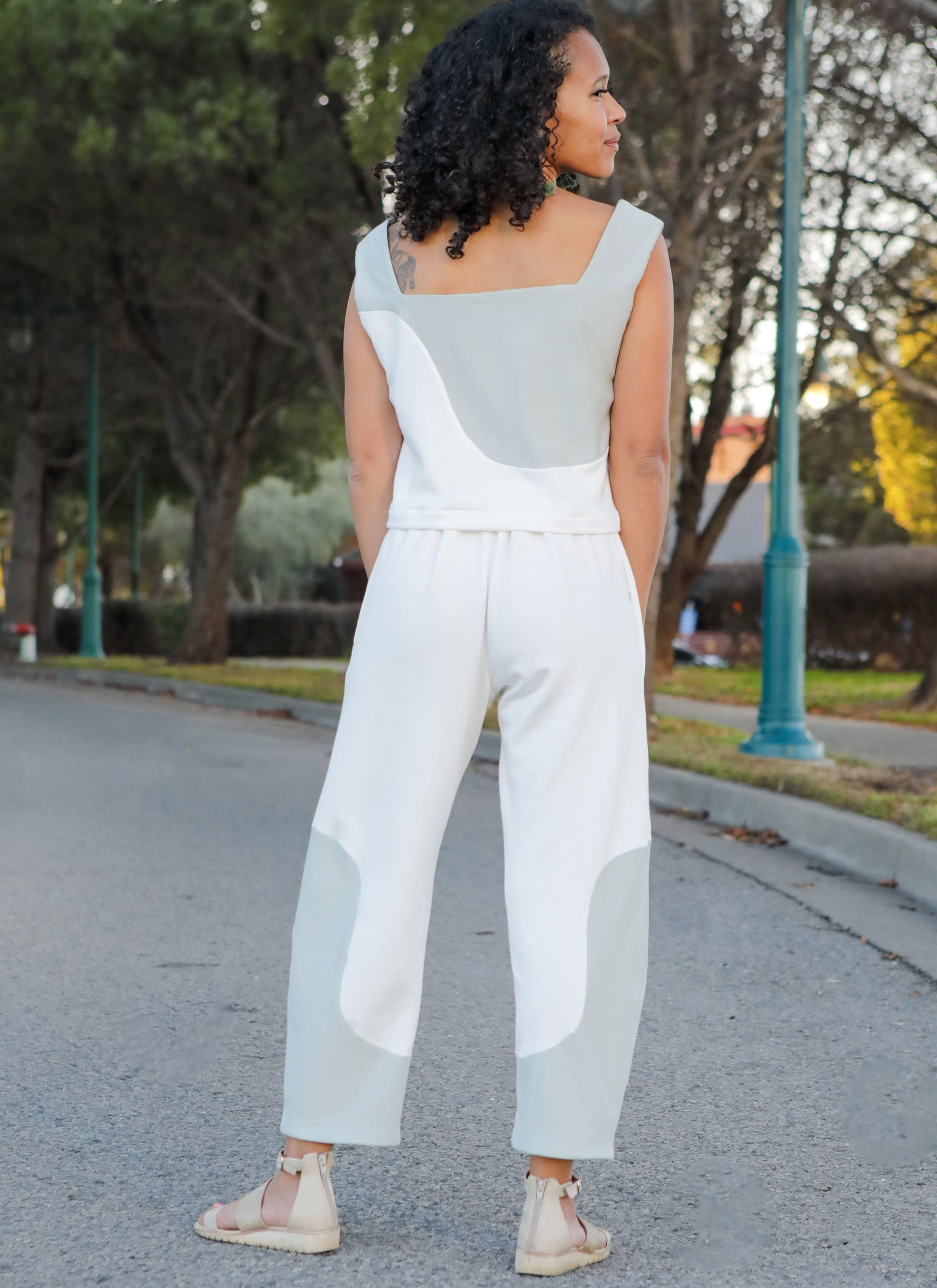 Know Me Misses' Crop Tops and Pants ME2033 - Sewing Pattern