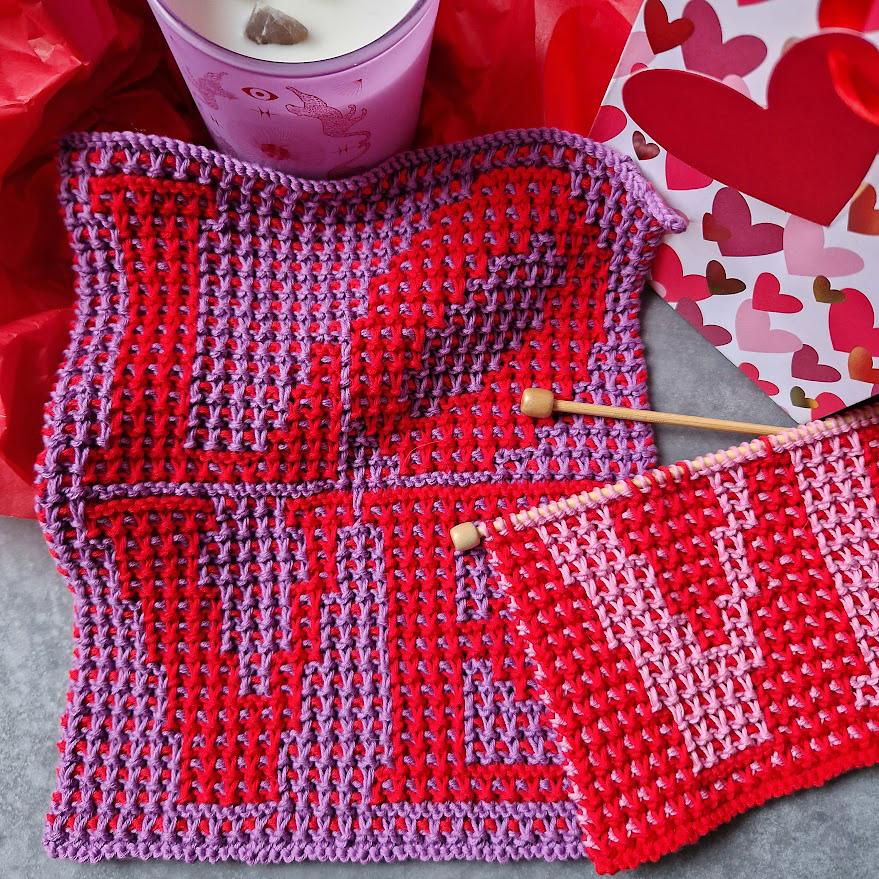 LOVE washcloth
