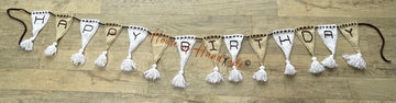 Personalised Interchangeable Bunting Knitting Pattern