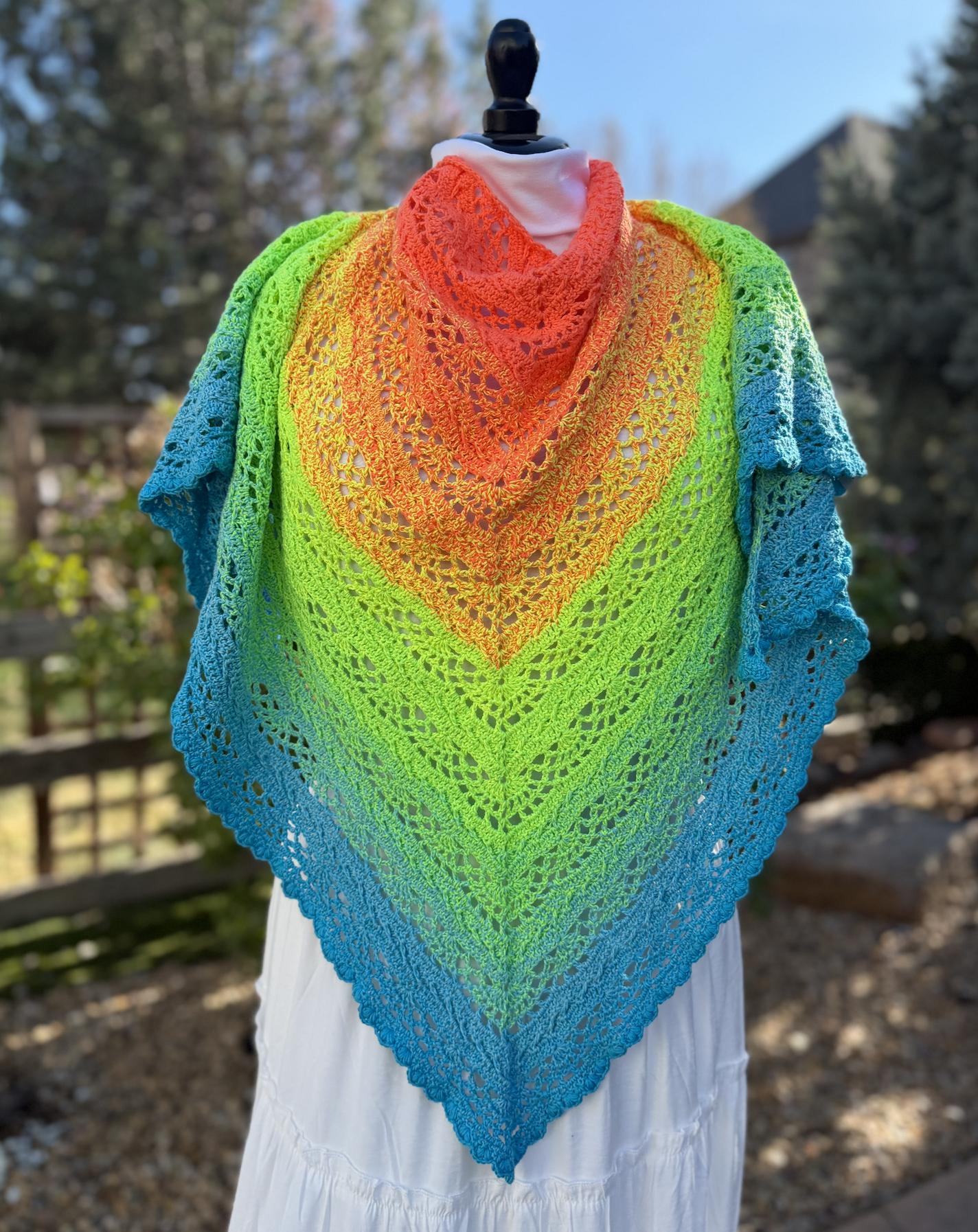 Stretchy Toes Shawl
