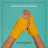 "Snowfall Wristwarmers" - Gloves Knitting Pattern For Women in Paintbox Yarns Simply Aran - Aran-Acc-003