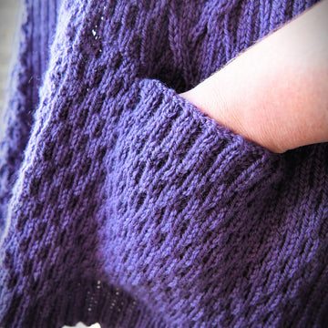 Cable and Lace Ruana || Turkey Trot 2020 (Knitting)