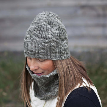 Interlock Hat and Cowl Set