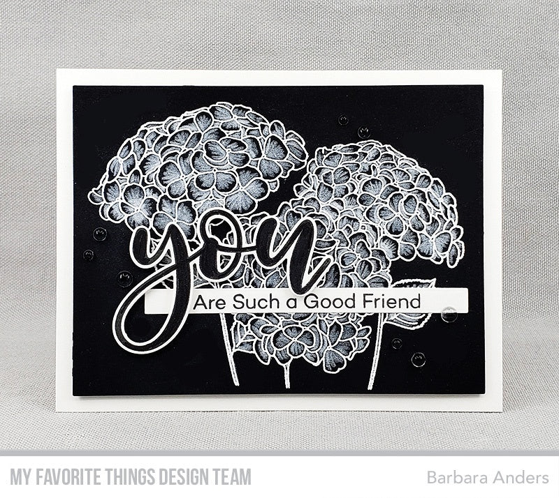 My Favorite Things Clear Stamps 4"X5" - Hydrangeas In Bloom