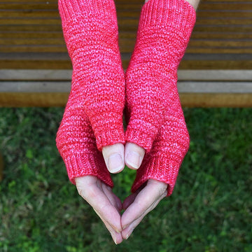 Interwoven Fingerless Mitts