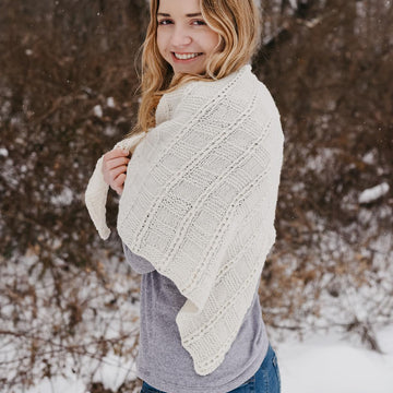 Postage Stamp Shawl