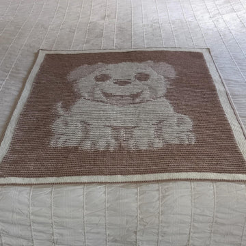 Puppy Illusion Baby Blanket