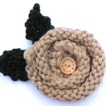 Chunky Headband with Flower