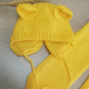 Honey Bear Romper Knitting Pattern