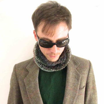 One Skein Sloe Gin Scarf
