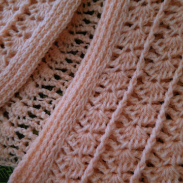 Peachy Sorbet Tunisian