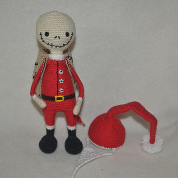 Jack Skellington Santa doll