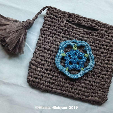 Trash Bag Handbag Crochet Pattern