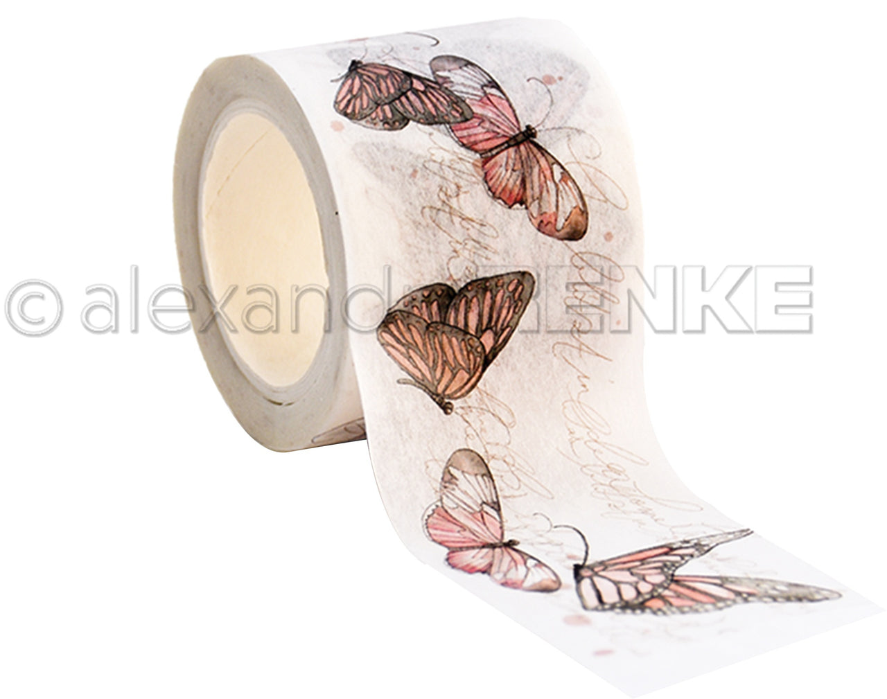 Alexandra Renke Washi Tape 40mmX10m - Rosa Butterfly, Spring