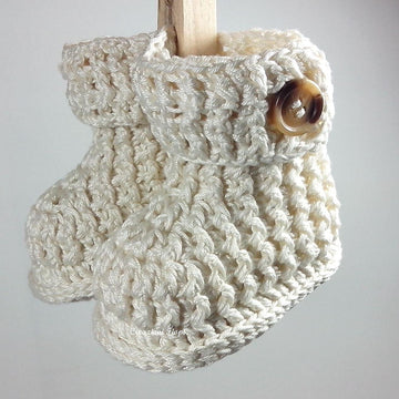 Baby Ribbed Booties