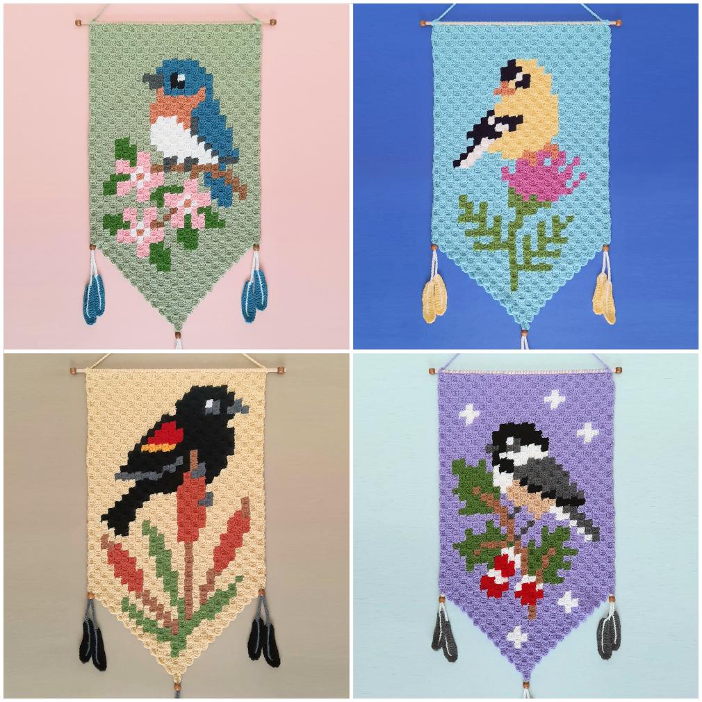 Seasonal Bird Banners