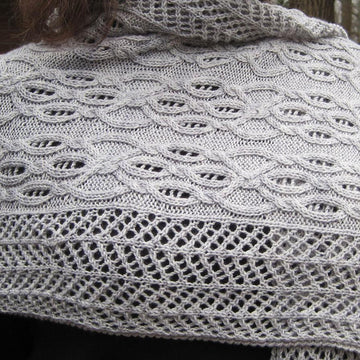 Donnegal Cable Lace Shawl