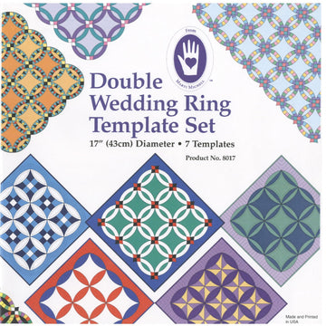 Marti Michell Double Wedding Ring 7pc Quilting Template