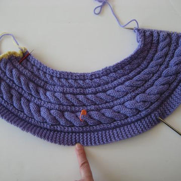 Sideways Cabled Hat