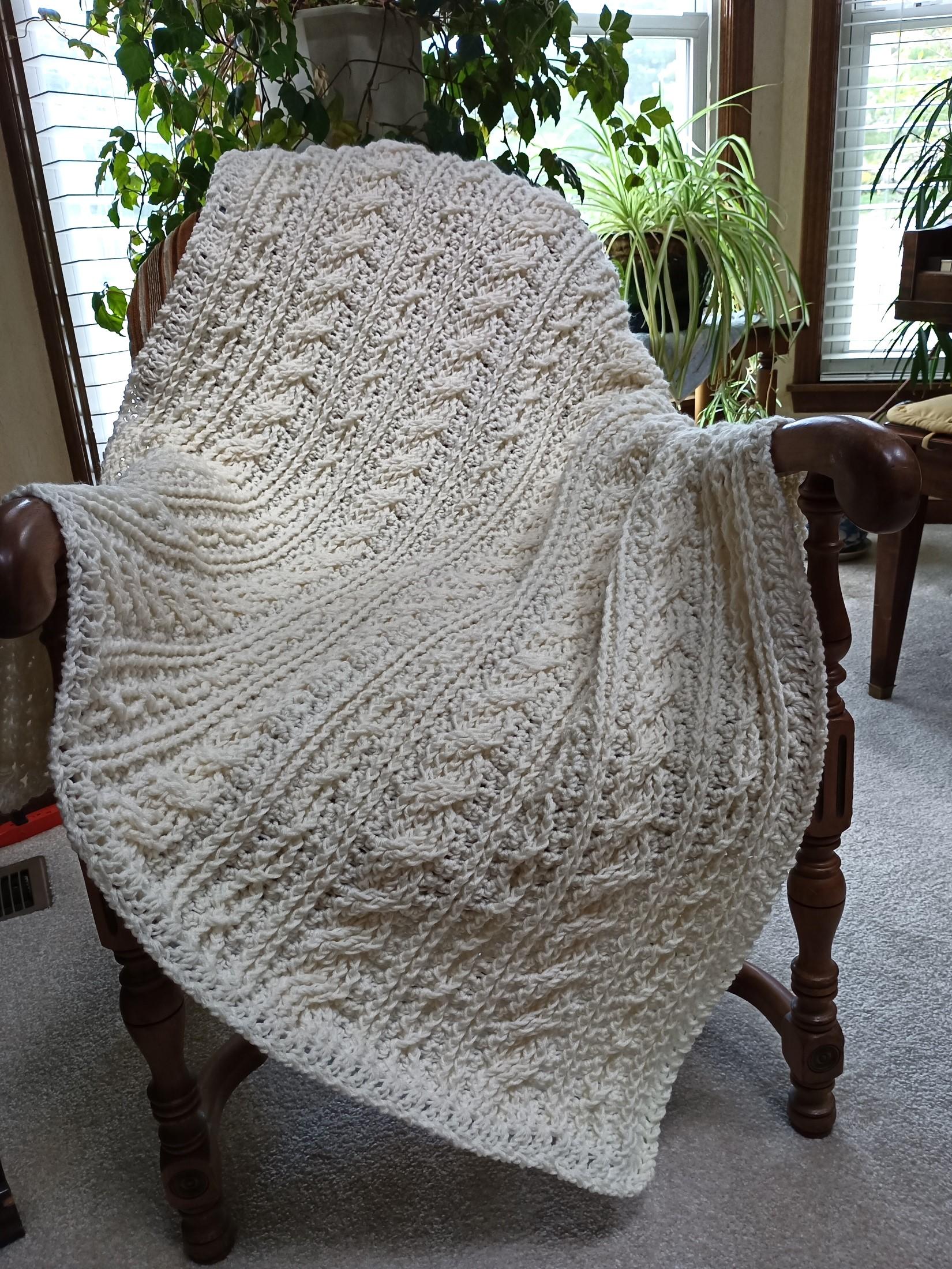 Calming Cables Blanket
