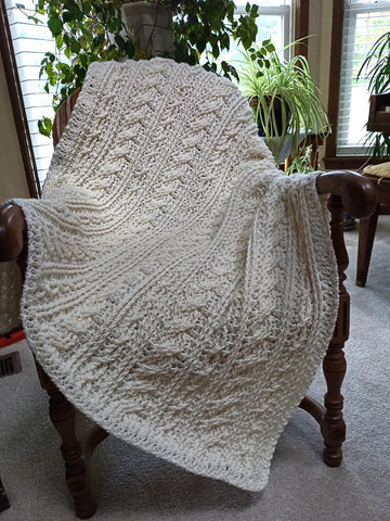Calming Cables Blanket
