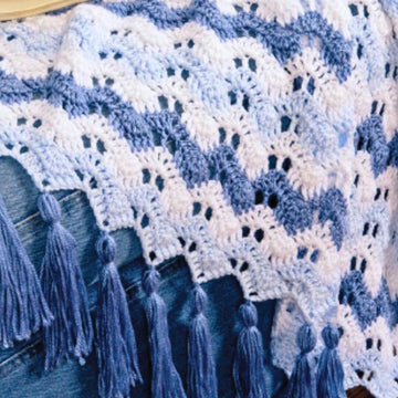 Malibu Ripple Afghan Crochet Pattern