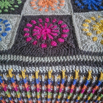 Granny Square Pouffe