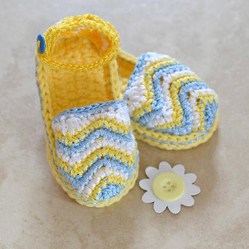 "Chasing Chevrons" Baby Sandals