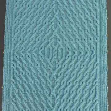 Framed Cables Baby Blanket
