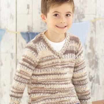 V Neck and Wrap Neck Sweaters in Sirdar Snuggly Baby Crofter Chunky - 4778 - Downloadable PDF