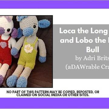 Loca and Lobo Cow and Bull