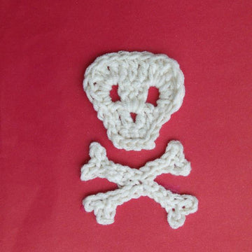 Skull and Crossbones Applique