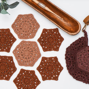 Seven Hexi Granny Square Bag