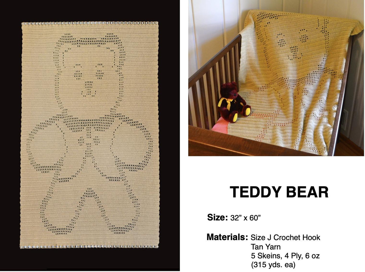 Teddy Bear Baby Afghan