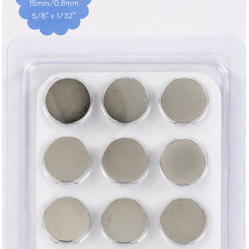 Tonic Studios Large Craft Magnets 15mm 6/Pkg - 622944