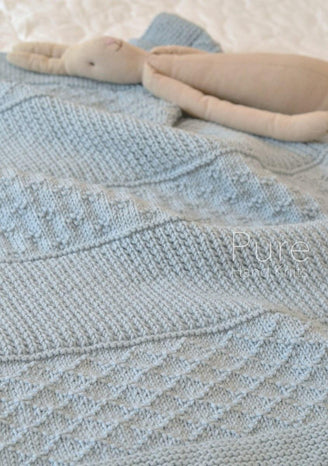 Simple Textured Blanket 'Jasper'