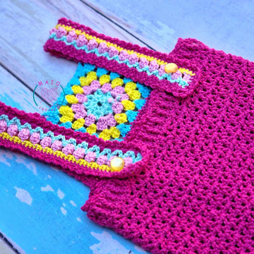 Granny Square Romper