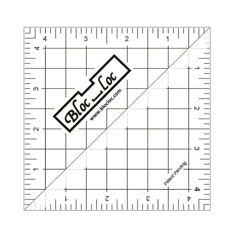 Bloc Loc Half Triangle Ruler 4.5"