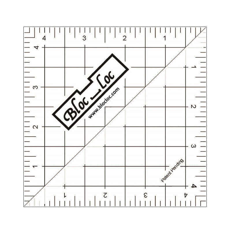 Bloc Loc Half Triangle Ruler 4.5"