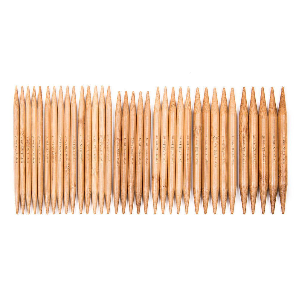 HiyaHiya Bamboo Double Pointed Needles 5" 12cm (Set of 5)