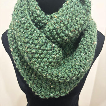 Seed Stitch Infinity Scarf