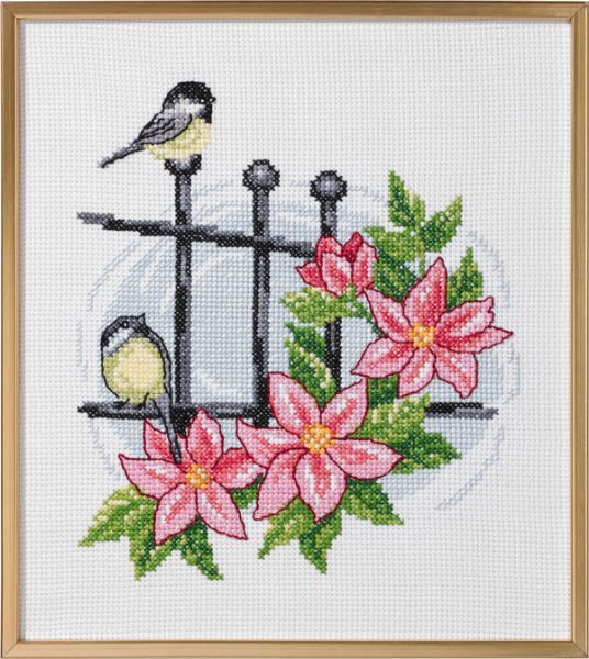 Permin Birds F5721 Cross Stitch Kit - 33x37cm