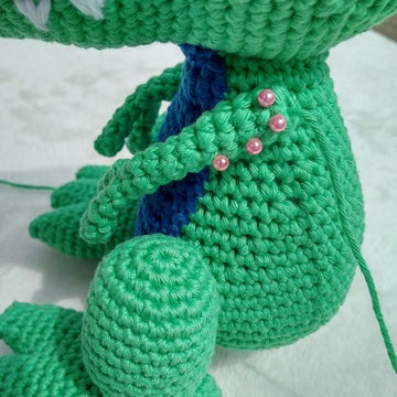 Travis the T-Rex - US Terminology - Dinosaur Amigurumi