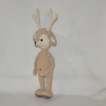 Bambi deer amigurumi doll