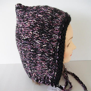 2 color Knit Pixie Hat