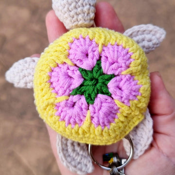 Turtle shaped key cover crochet pattern T21