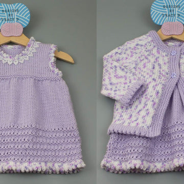 Baby Dress knitting pattern Emily