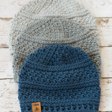 Simple Seed Stitch Beanie