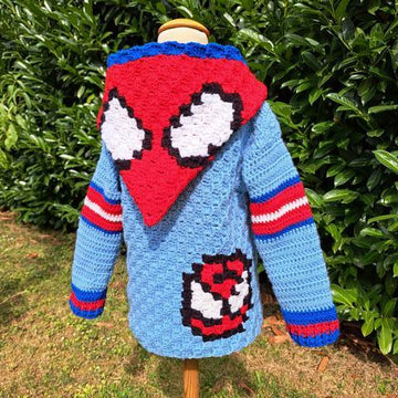 SWEATER SPiDERMAN * C2C hero sweater